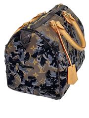 Louis Vuitton LV Monogram Fleur De Jais Speedy 30 Handbag Limited Edition